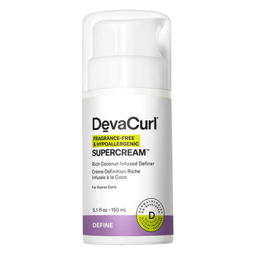 DevaCurl FRAGRANCE-FREE & HYPOALLERGENIC SUPERCREAM Rich Coconut-Infused Definer