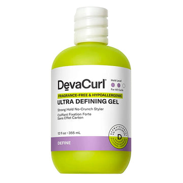 DevaCurl FRAGRANCE-FREE & HYPOALLERGENIC ULTRA DEFINING GEL Strong Hold No-Crunch Styler