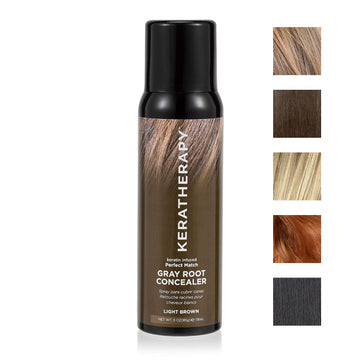 Keratherapy Keratin Infused Perfect Match Gray Root Concealer Spray