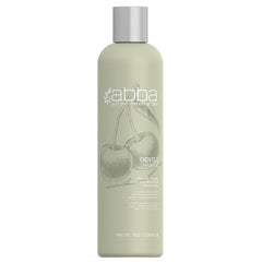 Abba Gentle Shampoo with cherry bark and aloe for sensitive hair and scalp, 8 oz bottle