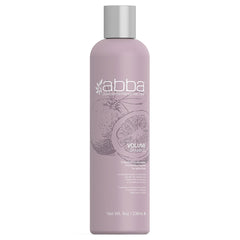 ABBA Volume Shampoo in an 8 oz bottle with grapefruit and lemongrass