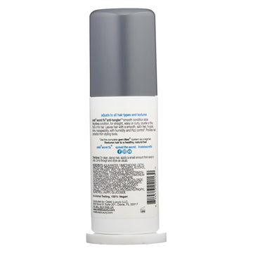 Back view of Celeb Luxury Gem Lites Secret Fix Anti-Tangler Styler showing benefits, directions, and ingredients.