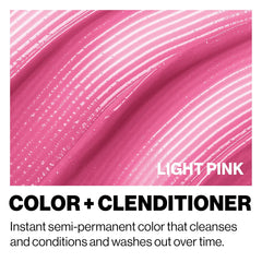 Light Pink Keracolor Color + Clenditioner texture with semi-permanent color benefits