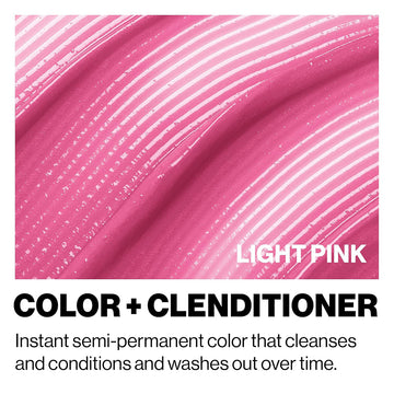 Light Pink Keracolor Color + Clenditioner texture with semi-permanent color benefits