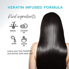 Keracolor Preserve Plus keratin-infused formula with coconut oil, biotin and castor oil for healthier, shinier hair