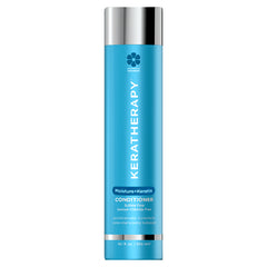 Keratherapy Moisture+Keratin Conditioner 10.1 oz blue bottle labeled sulfate-free and sodium chloride-free