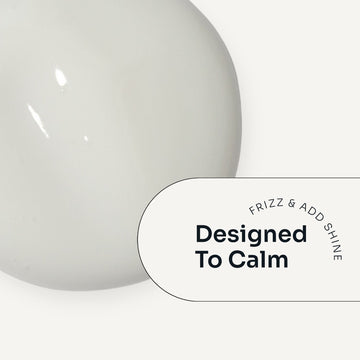 Loma Calming Crème cream texture with a calming anti-frizz and shine benefit
