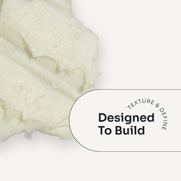 Creamy Fiber Putty styling product texture with texture and definition messaging