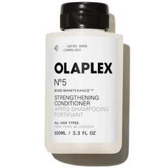 OLAPLEX Nº.5 Bond Maintenance Strengthening Conditioner 3.3 oz bottle for all hair types on a white background