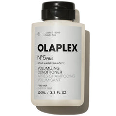 OLAPLEX Nº.5FINE Bond Maintenance Volumizing Conditioner 3.3 oz bottle for fine hair on a white background