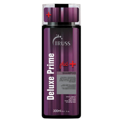 TRUSS Deluxe Prime Plus+ Shampoo 300 ml bottle for highly dehydrated, brittle and discolored hair.