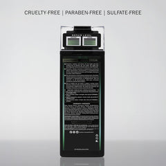 Back of TRUSS Equilibrium Conditioner 300 ml bottle showing directions, ingredients and product information
