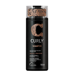 TRUSS Professional Curly Shampoo 300 ml bottle for curly and wavy hair