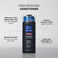 TRUSS Professional Frizz Zero Conditioner moisturizes, reduces frizz, protects against humidity and leaves hair smooth, silky and light