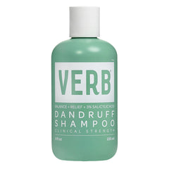 Verb Dandruff Shampoo 8 oz bottle with 3% salicylic acid
