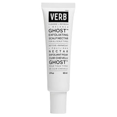 Verb Ghost Exfoliating Scalp Nectar scalp serum in a 2 oz white tube for all scalp types