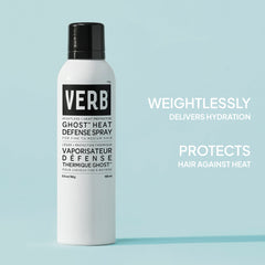 Verb Ghost Heat Defense Spray 5.5 oz highlighting lightweight hydration and heat protection