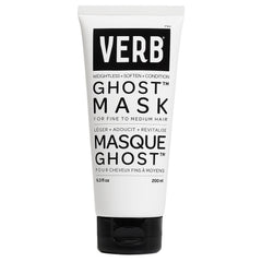 Verb Ghost Mask hair treatment in a 6.3 oz white tube for fine to medium hair