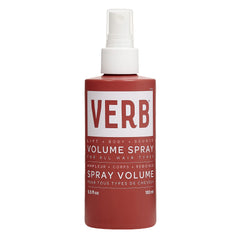Verb Volume Spray in a 6.5 oz red pump bottle for all hair types
